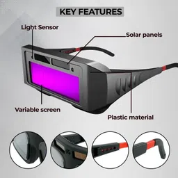 spotview Auto Darkening Welding Safety Goggles - Pack of 1 Adjustable WeldingSafety Goggle image 5