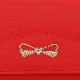 wrooted Casual, Formal, Party, Sports Red Clutch - Regular Size image 4