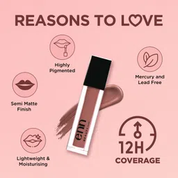 enn Matte Liquid Lipstick Transferproof & Enriched with Vitamin E image 3