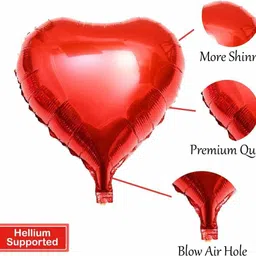 decor my party Solid Happy Anniversary Golden Letter Foil Balloons Set with Heart Shape Foil , Battery Operated Fairy Light for Wedding Anniversary Celebration , Room Decorating Items Marriage Theme Decorative Foil Letter Balloon image 4