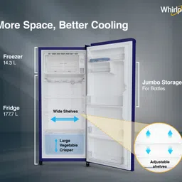 whirlpool 192 L Direct Cool Single Door 4 Star Refrigerator image 5