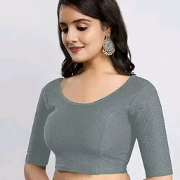 pritam trendz Round Neck Women Blouse image 2