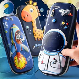 joy maker RKZ Astronaut Art Canvas Pencil Box image 2
