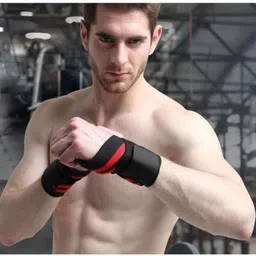 technest Wrist Wrap Gym Accessories for Men Hand Grip & Wrist Support Gym15 Men Wrist Band-picture-13