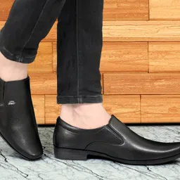 stifron Stylish Formal shoe for men black Slip On For Men-picture-24