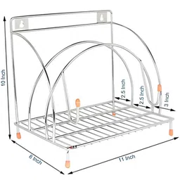 mtri Chakla/Belan Kitchen Rack Steel image 2