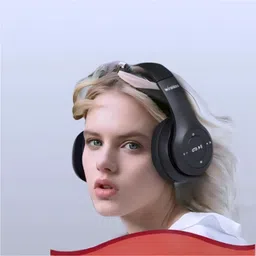gds Compact Wireless Foldable Bass Intensity Noise Cancelling_QK Bluetooth & Wired Headset image 1