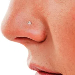 avsar Umika 18kt Diamond Rose Gold Nose Wire image 3