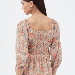 harpa Casual Regular Sleeves Printed Women Pink Top image 2