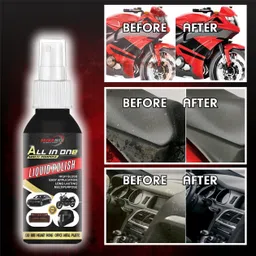 mikanix Liquid Car Polish for Metal Parts, Dashboard, Leather, Chrome Accent, Exterior image 4