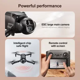 gadgetsworld M7 Dual Lens 4K HD Camera Drone with Optical Flow, APP Control & Foldable Design Drone image 5