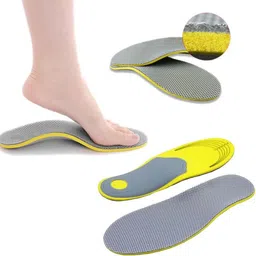 importikah 3D Orthotic PU Foam Full Length Regular, Sports Shoe Insole image 2