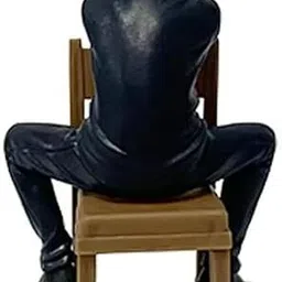 msvfashions Gojo Satoru Action Figure Sitting on Chair 11cm Anime PVC Collectible Figurine image 2