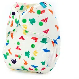 bumberry Adjustable Reusable Cloth Diaper Cover With 1 Wet Free Insert For Babies (Origami 3-36 Months) image 2
