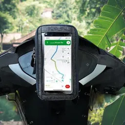 ultra wise Mobile Holder for Scooty Mobile Pouch for Scooter Activa-211 Bike Mobile Holder image 1