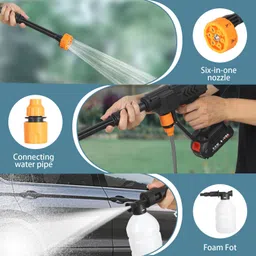 touaretails Cordless Portable Wireless Pressure Washer Gun Pressure Washer image 4