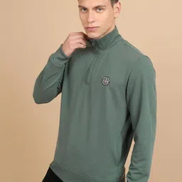 highlander Men Full Sleeve Solid Sweatshirt image 4