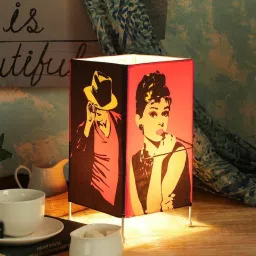 Multicolour Cotton Table Lamp by Green Girgit image 1