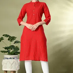 glowworld Women Printed Pure Cotton Straight Kurta-picture-19