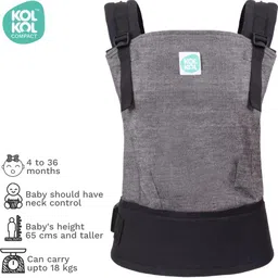 kol kol baby carrier New Born Carrier Cotton Bag, 2 Carry Positions, 4 Months To 3 Year Old Baby Baby Carrier image 2