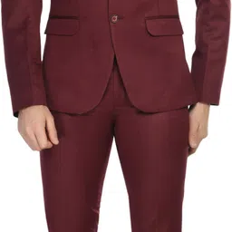 trulyfeb Men 2PCS SUIT FOR MEN Solid Suit-picture-31