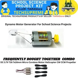 techsupreme School Science Project Dynamo or Generator Motor & Drone Motor Kit-picture-11