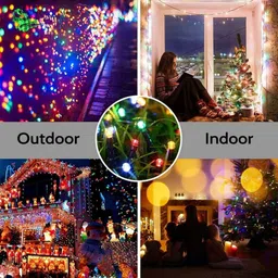 pesca 100 LEDs 30 m Multicolor Steady String Rice Lights image 4