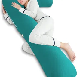 linenovation Microfibre Solid Pregnancy Pillow Pack of 1-picture-26
