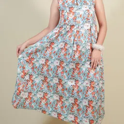 ksdclothing Women Gown Blue Midi/Calf Length Dress-picture-33