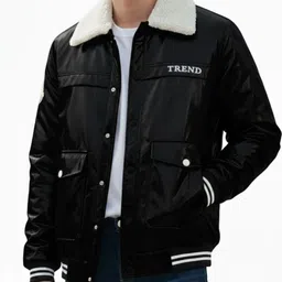 azmifasion Men Solid Varsity Jacket-picture-11