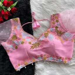 aarti art Sweetheart Neck Women Blouse-picture-26