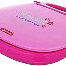 julien educational laptop notebook computer learning toy with 26 english words pink image 2