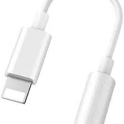PARANDIVV White Audio Jack Adapter for Lightning – Connect 3.5mm Headphones or AUX Cable Phone Converter-image-9