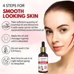 cosmofine Rose Essential Oil for Hair Growth, Acne & Blemishes Control For Women & Men image 5