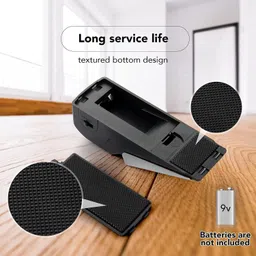 connectwide Door Stop Alarm, Door Stopper with 120dB Security Alarm Door & Window Door Window Alarm image 3