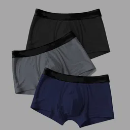 albatross in highsky Pack of 3 Solid Men Trunk-picture-21