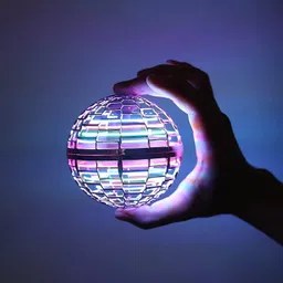 drumstone Premium Flying Spinner Fidget Ball Toys Kids USB Rechargeable image 2