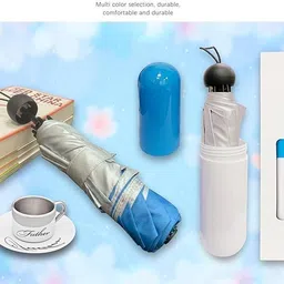 radhya fashion Folding Creative Capsule Case Umbrella Lightweight Waterproof AZ12 Umbrella image 3