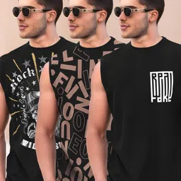 tripr Pack of 3 Men Vest image 5