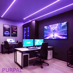 shinepark 600 LEDs 5 m Purple, White Steady Strip Rice Lights image 5