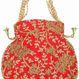 ruhi Women Orange Potli-picture-22
