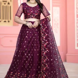 mb fashion Embroidered Semi Stitched Lehenga Choli-picture-27