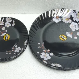 radhe crockery Pack of 44 Melamin Dinner Set image 2