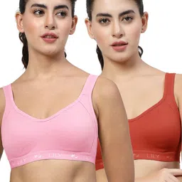 lily Pack of 2 Women Sports Non Padded Bra-picture-13