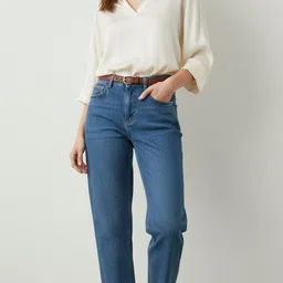rangolifshion Women Straight Fit Mid Rise Blue Jeans-picture-47