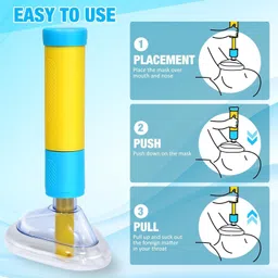 kvvtrades Choking Rescue Device for Kids and Adults Airway Suction Manual Nasal Aspirator image 4