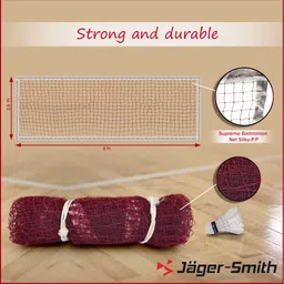 jager-smith PB-2000 Combo, JSBN-101 & Featherlite 2 Shuttle Badminton Kit image 3