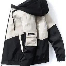 Men Colorblock Casual Jacket-image-19