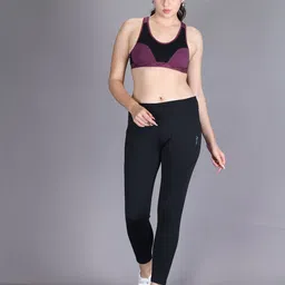 lyra Women Solid Black Track Pants image 4