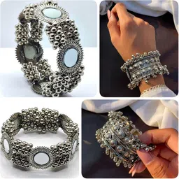 samridhi dc Alloy Silver Kada-picture-11